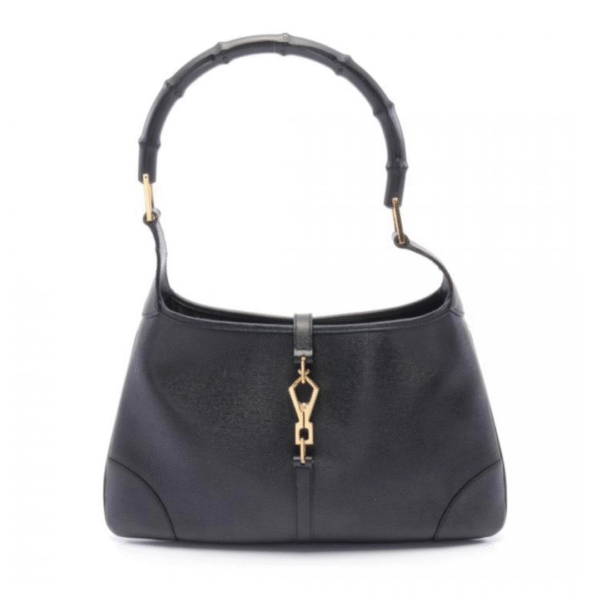 Gucci Bamboo Jackie Shoulder Bag, Black, Leather | Luna Bags