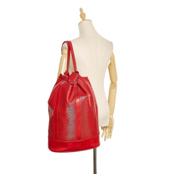 LOUIS VUITTON Epi Randonnee PM Red | Luna Bags