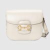 Gucci 1955 Horsebit Shoulder Bag White | Luna Bags - Image 8