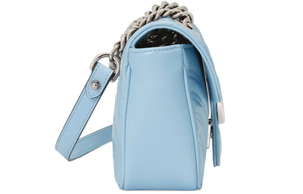 Gucci GG Marmont Mini Bag 'Pastel Blue' 446744-DTDIP-4928 | Luna Bags