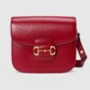 Gucci 1955 Horsebit Shoulder Bag Red | Luna Bags - Image 8