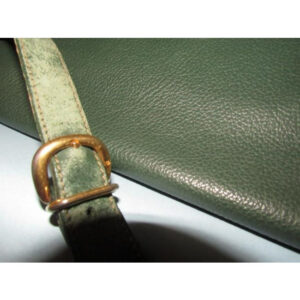 Gucci Vintage Forest Green Leather Hobo Bag | Luna Bags