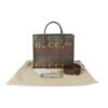 GUCCI 100th Anniversary Tote Bag 680956 Leather Brown Multicolor 2WAY Handbag Shoulder | Luna Bags - Image 9