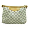 Louis Vuitton SiracusaPM Shoulder Bag Ivory Damier Azur PVC coated canvas N41113 | Luna Bags - Image 2
