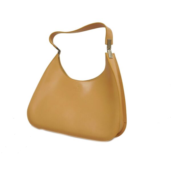 Gucci 001 3767 Women's Leather Shoulder Bag Beige | Luna Bags