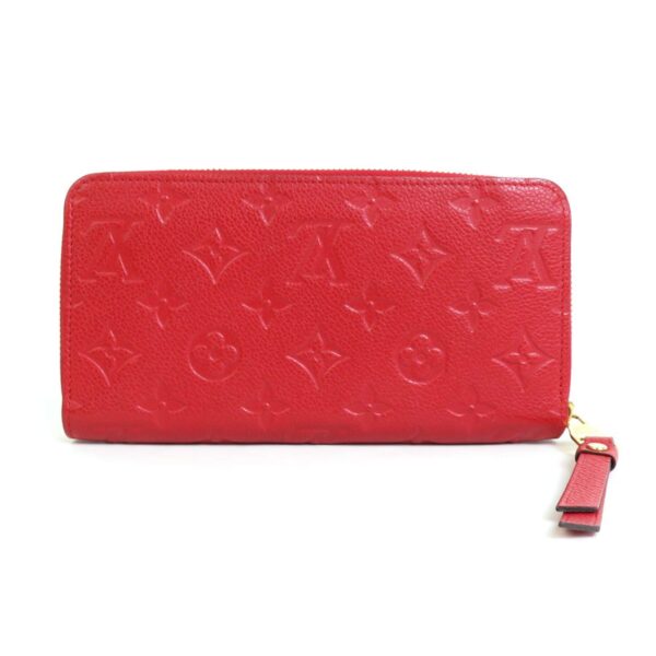 LOUIS VUITTON Round Zipper Long Wallet Monogram Emprene Zippy Scarlet Women's M63691 | Luna Bags