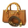 GUCCI  Bamboo 2way Bag Diana 735153 Women's Handbag,Shoulder Bag Brown | Luna Bags - Image 10