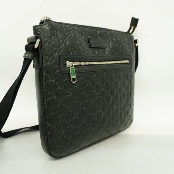 GUCCI[3ca0386]   Shoulder Bag sima 406408 Leather Black Silver metal | Luna Bags