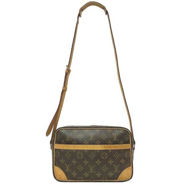 LOUIS VUITTON Shoulder Bag Trocadero 27 Brown Beige Gold Monogram M51274 Canvas Nume MB1024 | Luna Bags