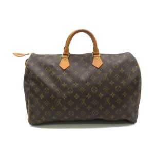 LOUIS VUITTON Speedy 35 handbag Brown Monogram PVC coated canvas M41524 | Luna Bags