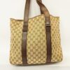 GUCCI  GG Canvas 002-1073 Women's Leather Tote Bag Beige,Brown | Luna Bags - Image 17