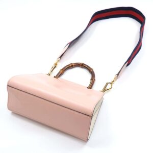 GUCCI Handbag Bamboo Women's Pink Leather 470271 Shoulder Nimfair | Luna Bags