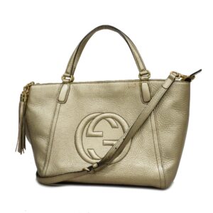 Gucci Soho 2way Bag 369176 Women's Leather Handbag,Shoulder Bag,Tote Bag | Luna Bags