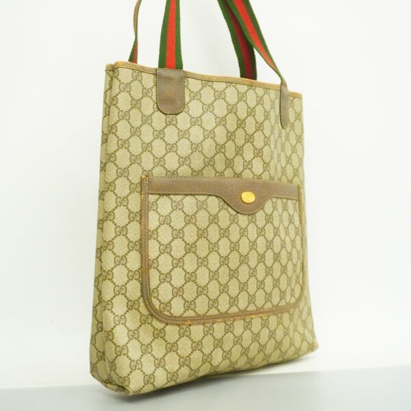 GUCCIAuth  Sherry Line Tote Bag 39 02 003 Women's GG Supreme Beige | Luna Bags
