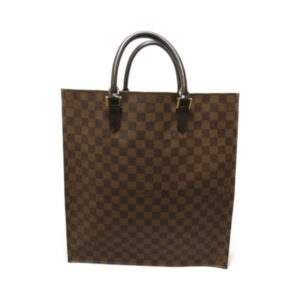 LOUIS VUITTON Sac Plat Brown Ebene Damier PVC coated canvas N51140 | Luna Bags