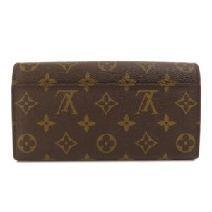 LOUIS VUITTON M60531 Portefeuille Sarah Monogram Long Wallet Canvas Women's | Luna Bags