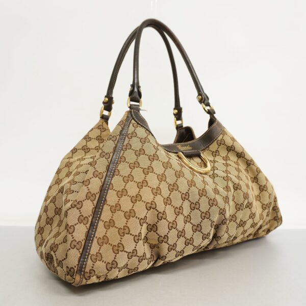 GUCCI  GG Canvas Abby 189835 Women's Tote Bag Beige,Brown | Luna Bags