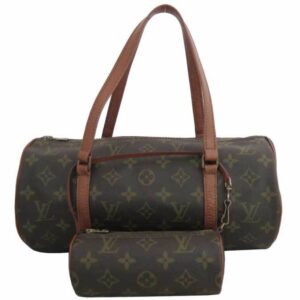 Louis Vuitton Bag Monogram Papillon Brown x Canvas Handbag with Pouch Women's M51385 | Luna Bags