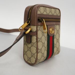 GUCCIAuth  Ophidia 598127 Women's GG Supreme,Leather Beige,Brown | Luna Bags