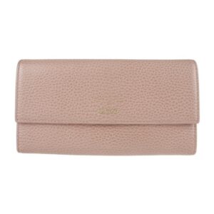 Gucci Swing Continental Wallet Bifold 354496 Leather Pink Series Gold Hardware Long | Luna Bags