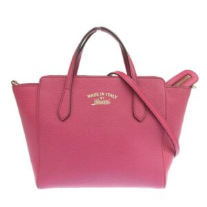 Gucci leather swing mini handbag pink | Luna Bags