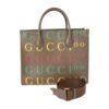 GUCCI 100th Anniversary Tote Bag 680956 Leather Brown Multicolor 2WAY Handbag Shoulder | Luna Bags - Image 10