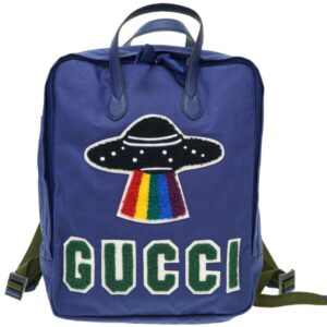 Gucci x Ron Herman Collaboration Sendagaya Limited Backpack 2017 Collection 477875 Blue | Luna Bags