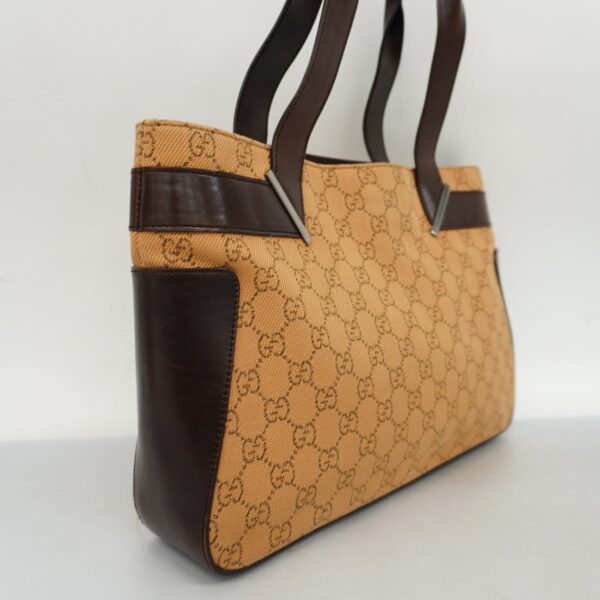 GUCCIAuth  GG Canvas Tote Bag 73983 Women's Tote Bag Brown | Luna Bags