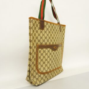 GUCCI  Sherry Line Tote Bag Women's GG Supreme Tote Bag Beige | Luna Bags