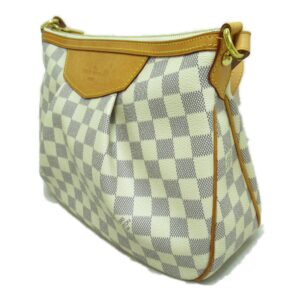 Louis Vuitton SiracusaPM Shoulder Bag Ivory Damier Azur PVC coated canvas N41113 | Luna Bags