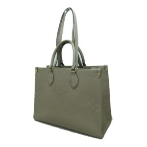 Louis Vuitton On the Go MM Beige Tour rail Monogram empreinte leather M45607 | Luna Bags
