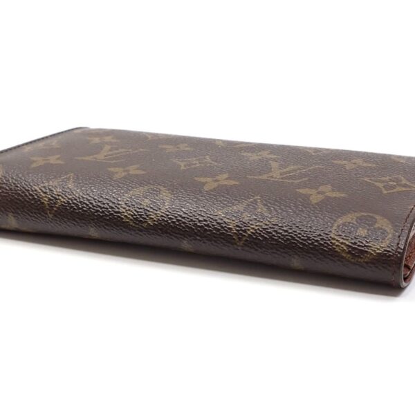 LOUIS VUITTON Bifold Long Wallet Monogram Pochette Porte Monet Credit Women's M61725 | Luna Bags