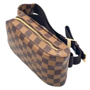 LOUIS VUITTON Damier Jeronimos N51994 Brown Waist Pouch Body Bag Men Women | Luna Bags