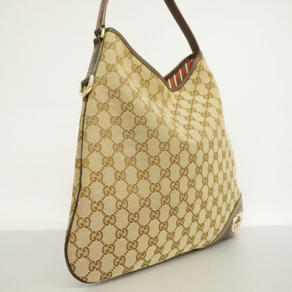 GUCCI  GG Canvas 169947 Women's GG Canvas,Leather Tote Bag Beige | Luna Bags