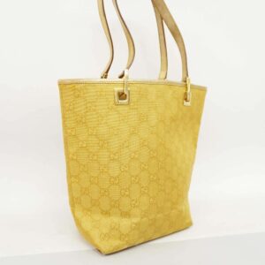GUCCIAuth  002 1099 Women's GG Canvas Tote Bag Gold | Luna Bags