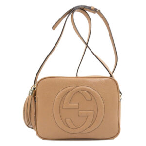 Gucci 308364 Soho Interlocking G Shoulder Bag Calf Ladies | Luna Bags