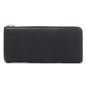 Gucci 268917 GG Outlet Round Zipper Long Wallet Canvas Unisex GUCCI | Luna Bags