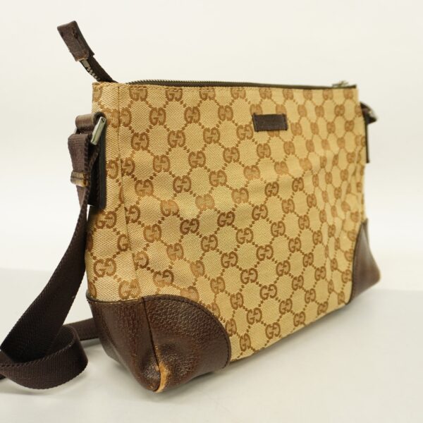 GUCCI  Shoulder Bag 114273 Women's GG Canvas Beige,Brown | Luna Bags