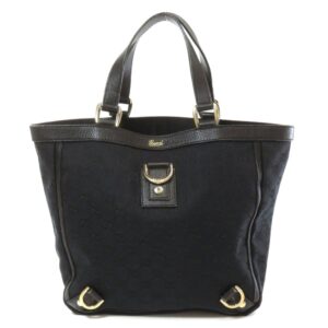 Gucci 130739 GG Tote Bag Canvas Leather Ladies | Luna Bags