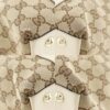 GUCCI Abbey Line Tote Bag 141470 GG Canvas x Leather Made in Italy Beige Shoulder Zipper line Ladies | Luna Bags - Image 3