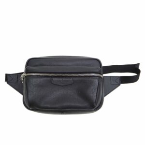 Louis Vuitton Bumback Outdoor Body Bag Taiga Black M33438 Waist Pouch Men's | Luna Bags