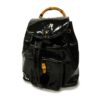 GUCCI  Bamboo Rucksack Enamel 003 2058 0030 Women's Backpack Black | Luna Bags - Image 18