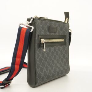 GUCCIAuth  Sherry Line Shoulder Bag 523599 Men's GG Supreme,Leather | Luna Bags