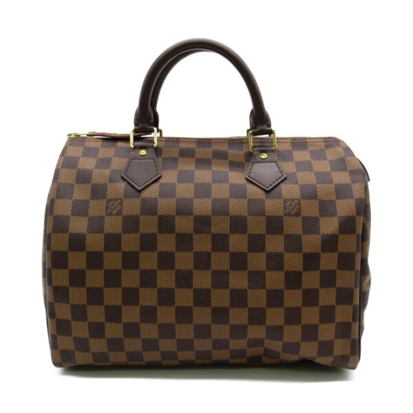 LOUIS VUITTON Speedy 30 handbag White Damier canvas N41531 | Luna Bags