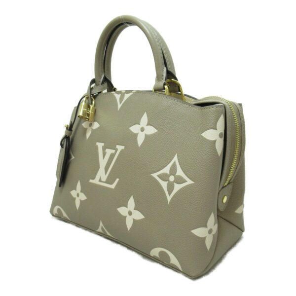 Louis Vuitton Petit Palais PM handbag Beige Turtle claim Monogram empreinte leather M58914 | Luna Bags