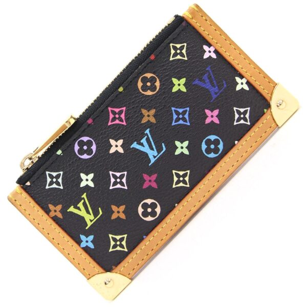 Louis Vuitton Coin Case Pochette Cremonogram Multicolor M92654 Noir Ladies Purse Key LOUISVUITTON | Luna Bags