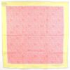 LOUIS VUITTON Scarf Silk Yellow/Pink Ladies M75273 e55766a | Luna Bags - Image 5
