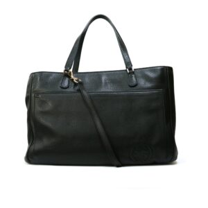 Gucci 2way bag shoulder black unisex | Luna Bags