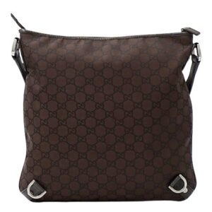 GUCCI Bag Women's Shoulder Abbey GG Nylon Brown 268642 Crossbody | Luna Bags