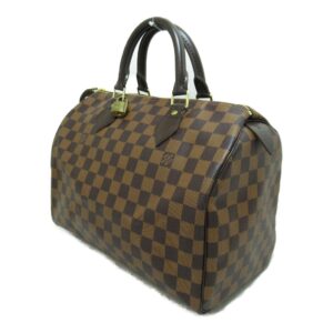 LOUIS VUITTON Speedy 30 Brown Ebene Damier PVC coated canvas N41531 | Luna Bags